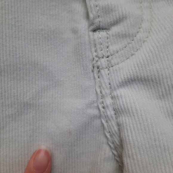 Levis Pants Womens 29 Pale Mint Wedgie‎ Straight Corduroy Cords Premium Stretch - Picture 6 of 16